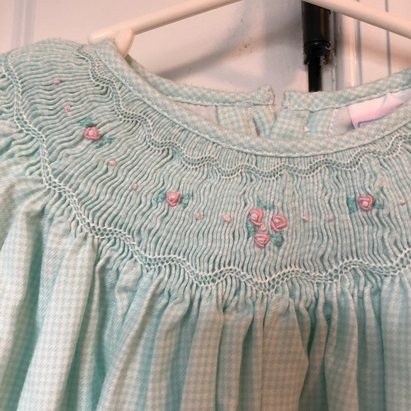newborn smocked dress